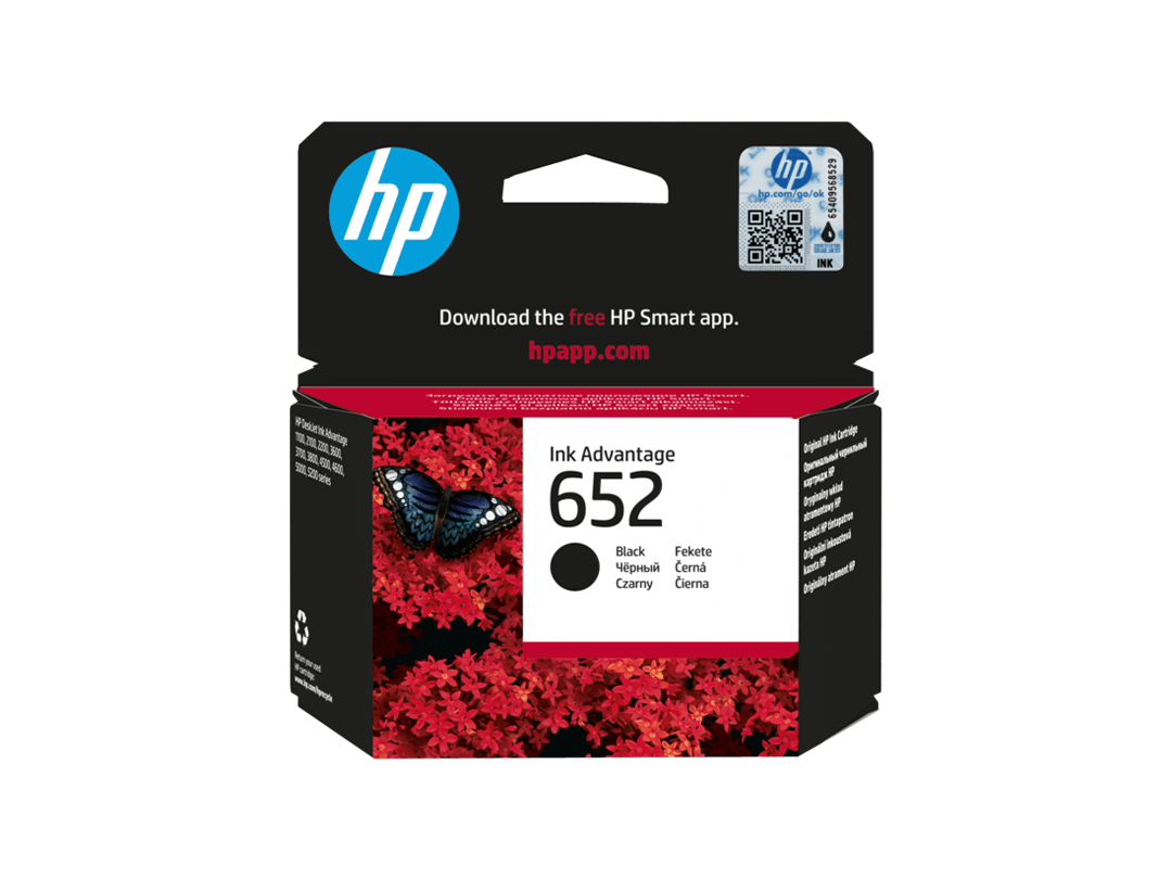 HP 652 Black Original Ink Advantage Cartridge in Qatar HP 652 Black Original Ink Advantage Cartridge in Qatar